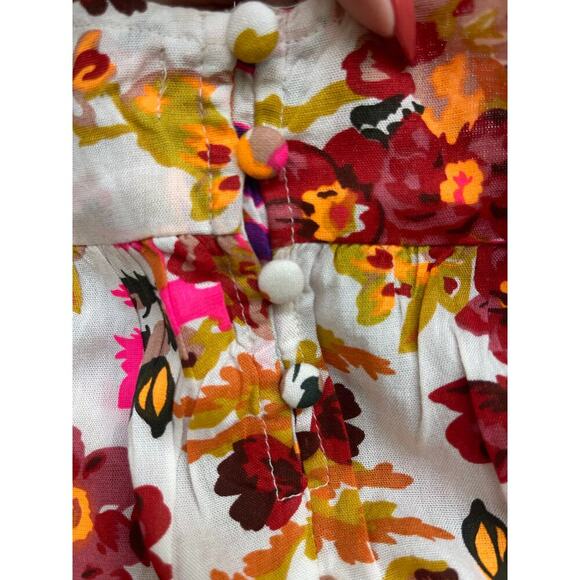 Natural life Halle Mini Halter hot pink orange floral dress medium NWT sundress - Picture 11 of 12